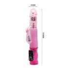 BAILE Rabbit Vibrator – 24 cm – Pink — Photo 2
