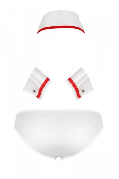 037 SET GREGORY white S/M - Passion Foto 4