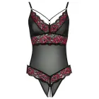Cottelli LINGERIE gėlėtas nėrinių bodis – L/XL — Nuotrauka 5