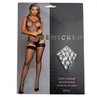 Be Wicked Sweet Revenge võrkbodi sukkadega – must – One Size — Foto 5