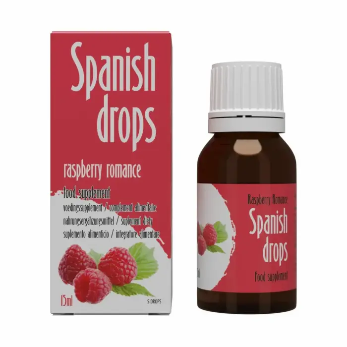 Cobeco Spanish Drops Raspberry Romance стимулирующие капли – клубничные – 15 ml