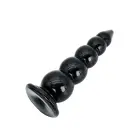 Ekstrēma anālo bumbiņu ķēde – 40 cm (15.7″) – Melna — Foto 3