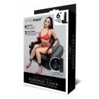 WHIPSMART Inflatable Bondage Chair – vibrating system – black – 66×85 cm — Photo 1
