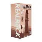 Vive REA224 – silikona reālistiskais dildo ar slīdošo ādas kārtu – brūns – 15,5 cm — Foto 2