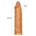 Pleasure X Tender - Penis Sleeve - 19 cm - Skin — Photo 3