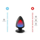 Ssilexd Plug-SD.Model 1 reālistisks divslāņu vibrējošs anālais spraudnis – 8 cm (3.1″) – Melns — Foto 4