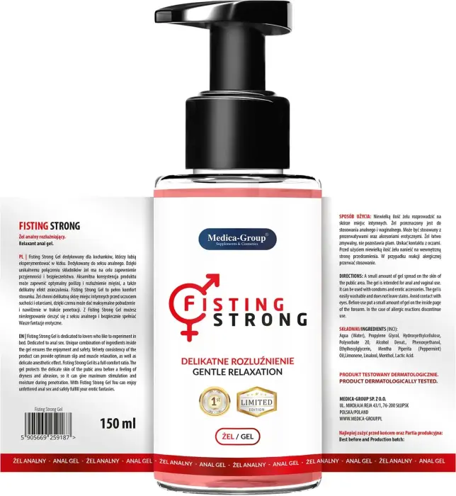 Fisting Strong anālais lubrikants – 150 ml Foto 2
