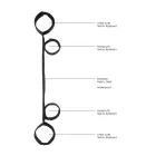 Spreader Bar with Hand and Ankle Cuffs Foto 5