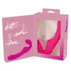 Vibrējošs bezsiksnas strapon 2 – 21.8 cm (8.6″) – rozā — Foto 8