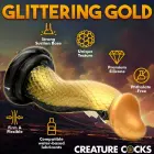 Golden Snake silikoninis dildo – 23+ cm (9″+) – juodas — Nuotrauka 8