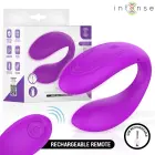 INTENSE NORA vibruojantis spaustuko stimuliatorius – violetinis — Nuotrauka 1
