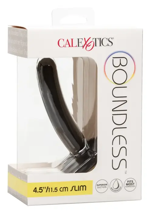 Boundless gluds dildo – 11.5 cm (4.5″) – Melns Foto 3