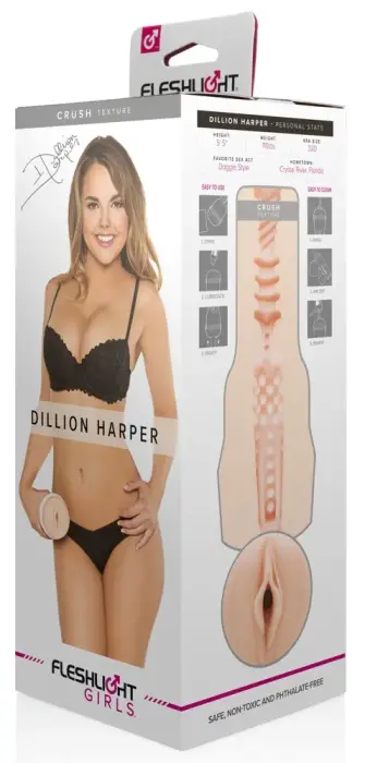 Dillion Harper Crush – Realistic Vaginal Masturbator – 25 cm (9.8″)