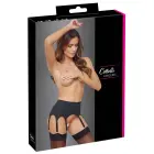 Cottelli LINGERIE Garter Belt with Metal Details – Black – XL — Photo 1