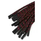 Hidden Desire Genuine Leather Knot Flogger – Black/Red — Photo 5