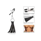 Playful Tassels spenelių spaustukai su kutais – juodi — Nuotrauka 5