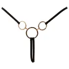 Cottelli LINGERIE – adjustable string with gold rings – black – S-L — Photo 5