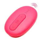 Elva Plum Red uzlādējams lodes vibrators ar tālvadības pulti – 8.1 cm — Foto 9