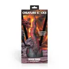 Draakoni keele dildo – 24.5 cm (9.6″) – Punane/must — Foto 2