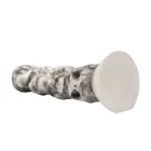 Tower of Doom – skull tower fantasy silicone dildo – grey — Photo 4