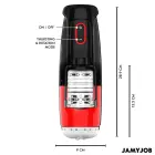 Jamyjob Storm Automatic Masturbator – Black-Red — Photo 3