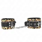 KINK Leopard ehtsast nahast reguleeritavad randme köidikud 18-29 cm x 5.5 cm — Foto 1