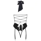 Cottelli COSTUMES Maid bodysuit – black – XL — Photo 9