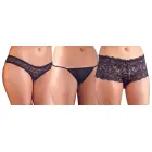 Комплект трусиков чёрный XL Фото num