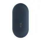 Rombveida vibrējošs silikona anālais spraudnis – M – 19 cm – Melns — Foto 5