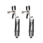 TABOOM Adjustable Vibrating Nipple Clamps – Silver — Photo 5