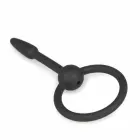 Mister B Silicone Urethral Plug with Pull Ring – Small – Black — Photo 3