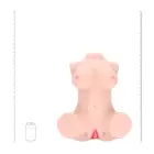 Xkin Bodyforms Ava Monroe vibruojantis masturbatorius su dviem angomis – 20 kg – kūno spalvos — Nuotrauka 7