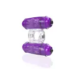 The Screaming O 4B Double Wammy Dual Action Vibrating Ring – Purple — Photo 3