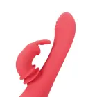 Svyruojantis triušio G taško vibratorius – 18 cm – raudonas — Nuotrauka 8