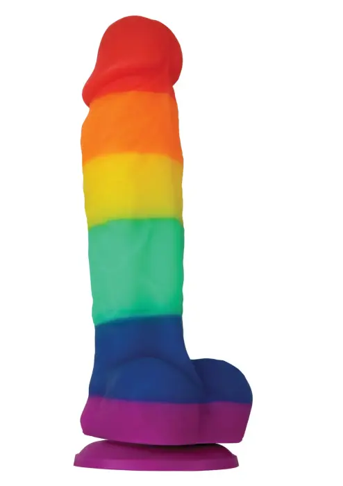 Pride Edition varavīksnes krāsu dildo – 12.7 cm (5″)