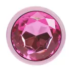 Ouch! Paris Collection – metal anal plug set with jewels – pink – 3 pcs — Photo 3