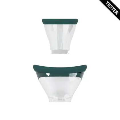 Exquisite Rechargeable Vulva and Breast Pump - Forest Green - Tester