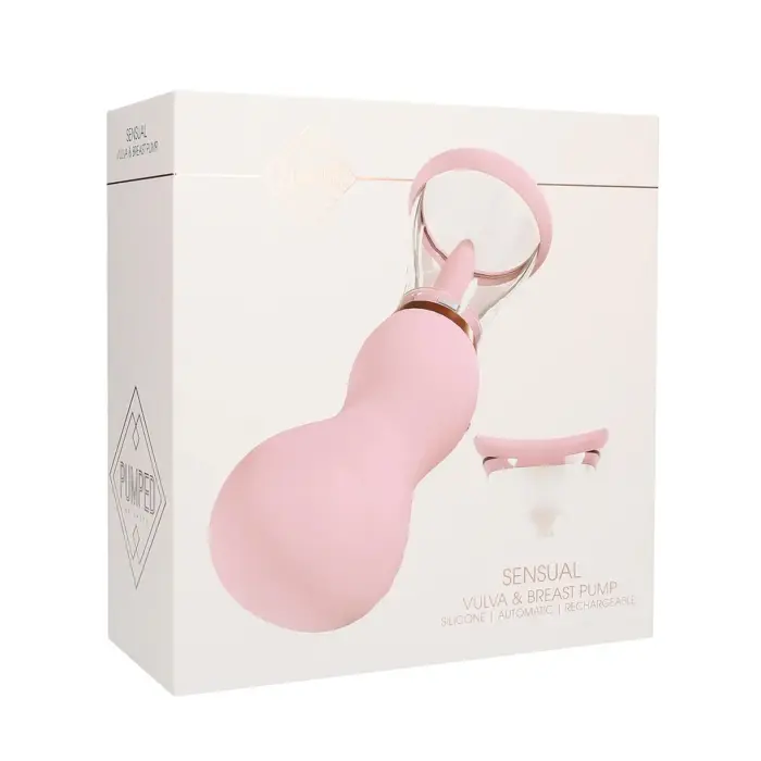 Sensual - Uzlādējams vulvas un krūšu sūknis - Rozā Foto 3