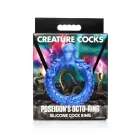 Poseidon's Octo-Ring – Silicone Cock Ring – Blue — Photo 2