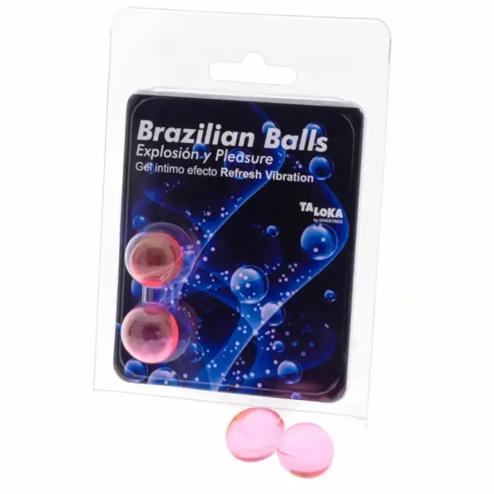Taloka Brazilian Balls массажные гелевые капсулы – освежающий эффект Refresh – 2 шт.