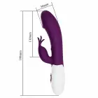 PRETTY LOVE Rogue Muse dubultais vibrators – violets — Foto 5