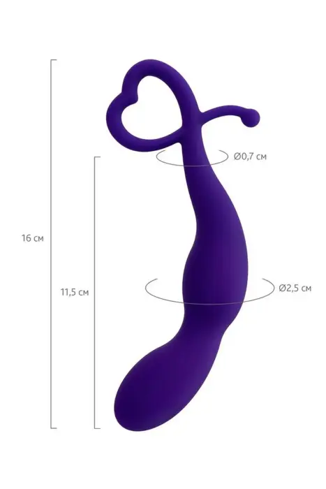 Analinis kištukas Wlap – 16 cm (6.3″) – Violetinis Photo