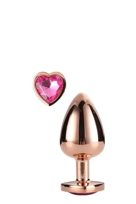 GLEAMING LOVE ROSE GOLD PLUG SMALL – 7.1 cm (2.8″) – Daugiaspalvis Photo