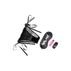 Power Panty – nėriniuotos kelnaitės su nuotoliniu būdu valdoma vibrokulka ir akių raiščiu — Nuotrauka 6