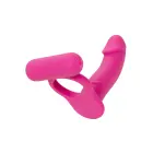 Double Diver Vibrating Cock Ring – Pink — Photo 2