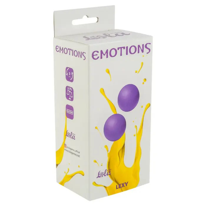 Emotions Lexy Большие вагинальные шарики – фиолетовые