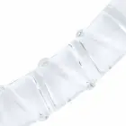 Gildo No. 31 divpusējs stikla dildo – 22 cm (8.7″) – caurspīdīgs — Foto 4
