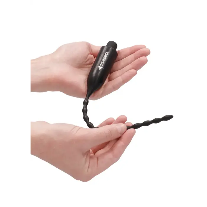 Elektrostimulācijas vibrējošais uretrālais zonde – melns Foto 18