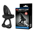 PRETTY LOVE - Vibrating Cock Ring - Black — Photo 1