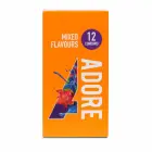 Pasante Adore Flavours coloured flavoured condoms – 12 pcs — Photo 1